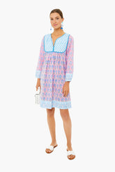 Eva Pink Pineapple Jaipur Dress